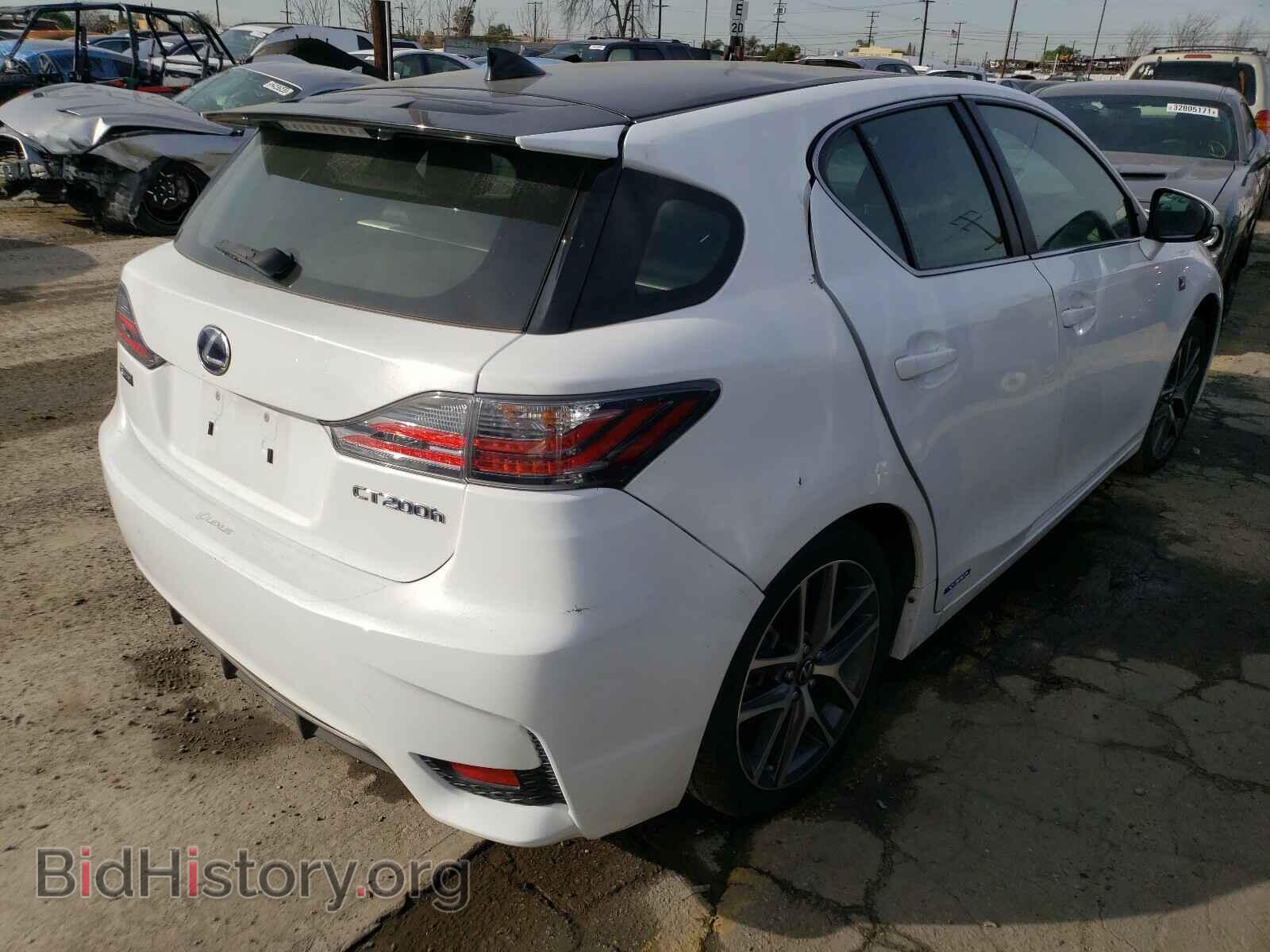 2016 LEXUS CT 200 - VIN: JTHKD5BH2G2267442 - Фото 4