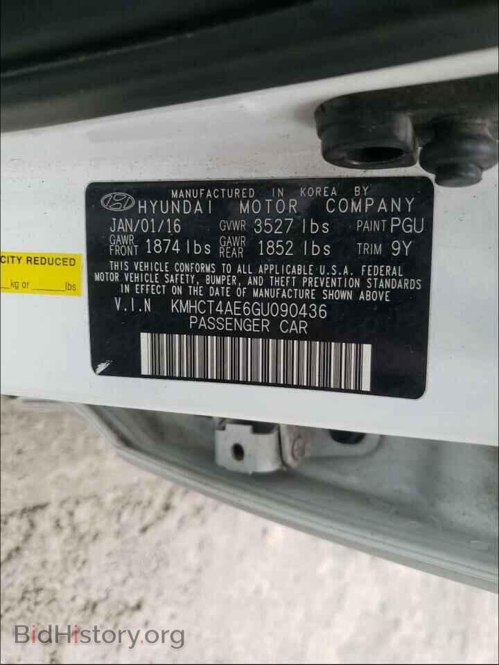 2016 HYUNDAI ACCENT - VIN: KMHCT4AE6GU090436 - Фото 10