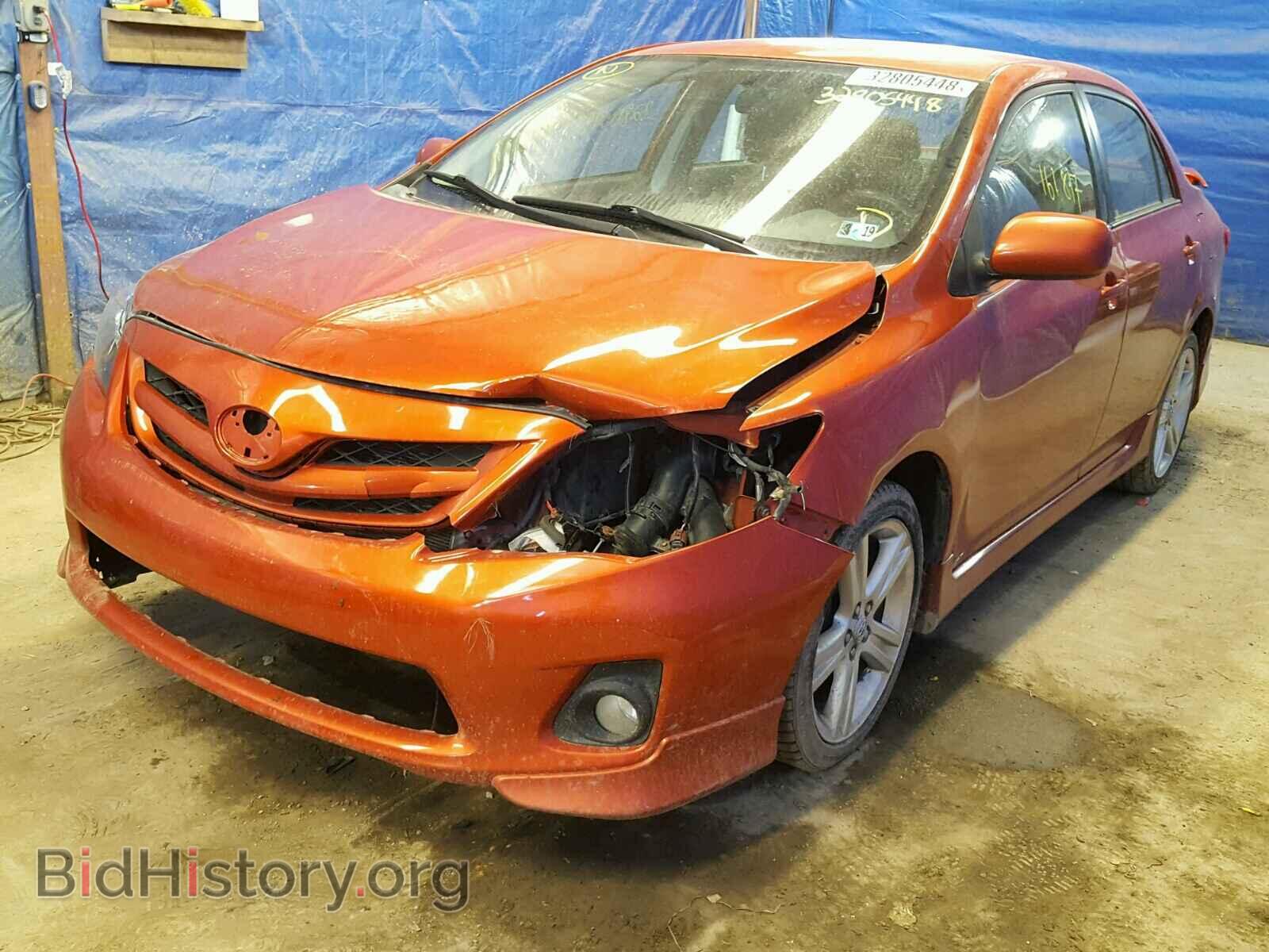 2013 TOYOTA COROLLA BA - VIN: 2T1BU4EE3DC078132 - Фото 2