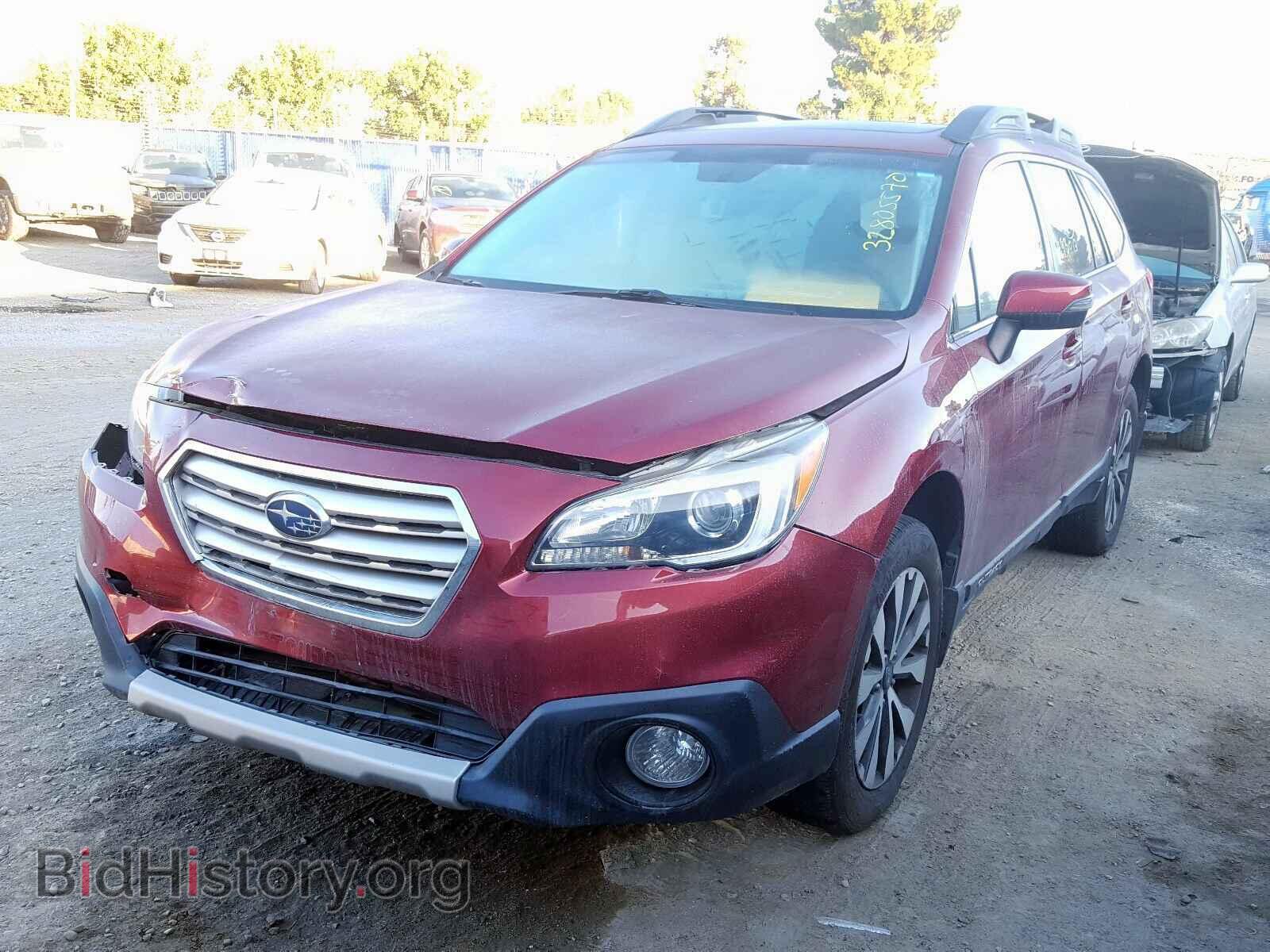 2016 SUBARU OUTBACK - VIN: 4S4BSANC7G3357689 - Фото 2
