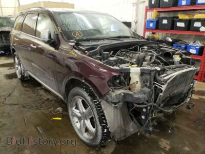 2012 Dodge DURANGO Durango CI, burgundy — VIN 1C4SDJET8CC205123, Copart