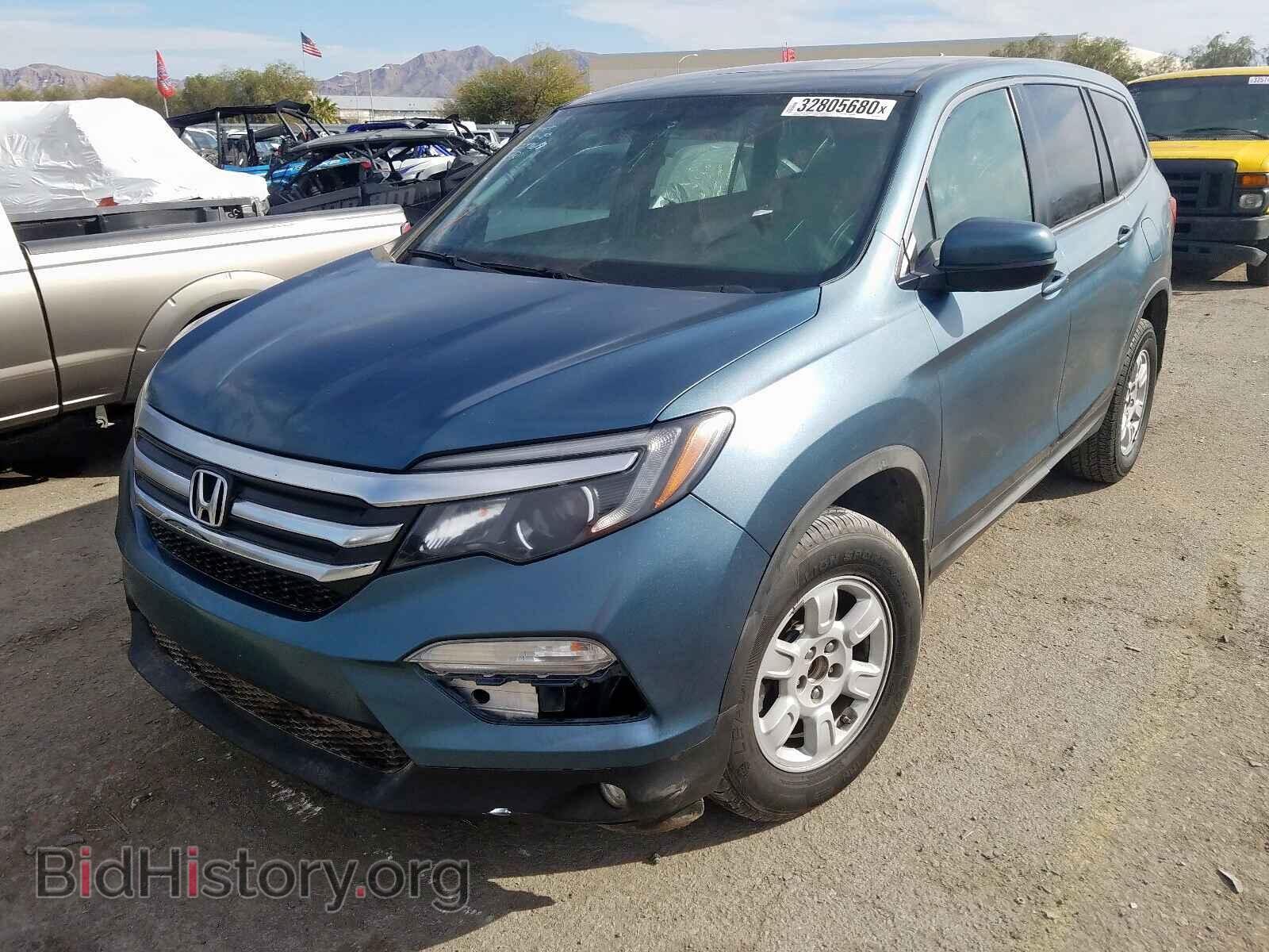 2016 HONDA PILOT - VIN: 5FNYF5H5XGB015647 - Фото 2