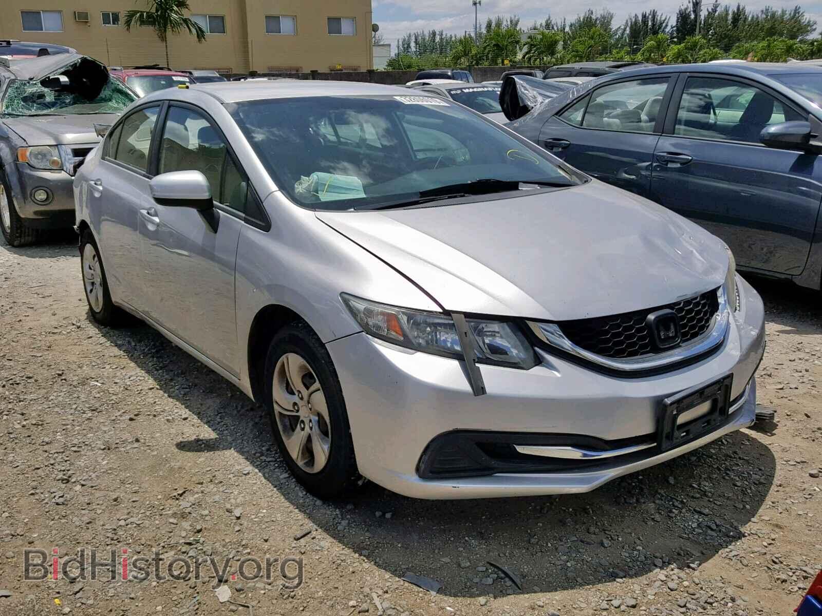 Фотография 19XFB2F51EE208468 - HONDA CIVIC LX 2014