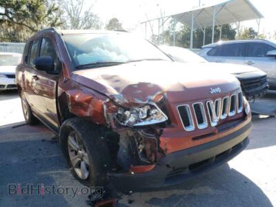 2012 Jeep COMPASS COMPASS SP, orange — VIN 1C4NJCBA2CD579242, Copart