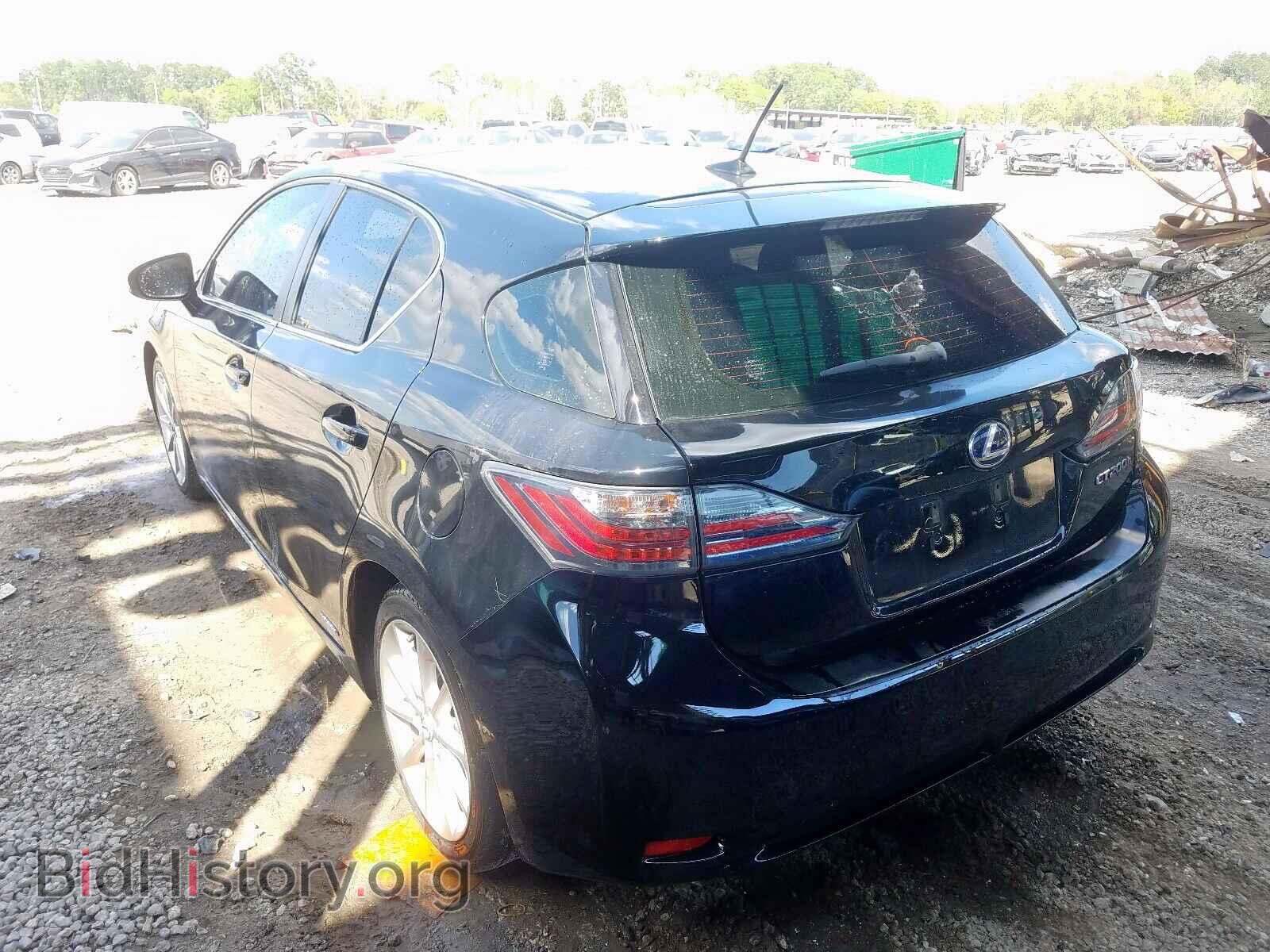 2011 LEXUS CT 200 - VIN: JTHKD5BH1B2036279 - Фото 3