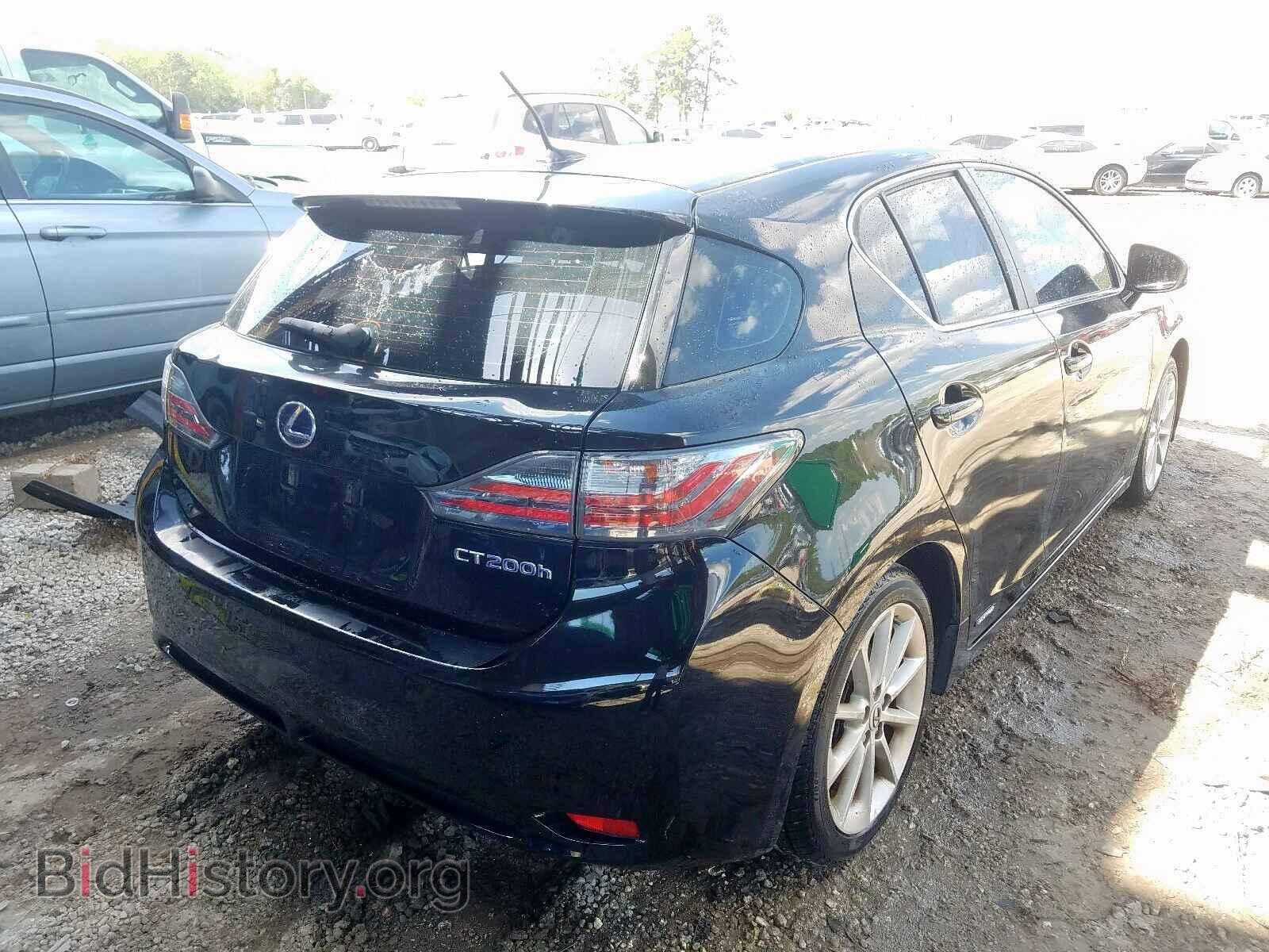 2011 LEXUS CT 200 - VIN: JTHKD5BH1B2036279 - Фото 4