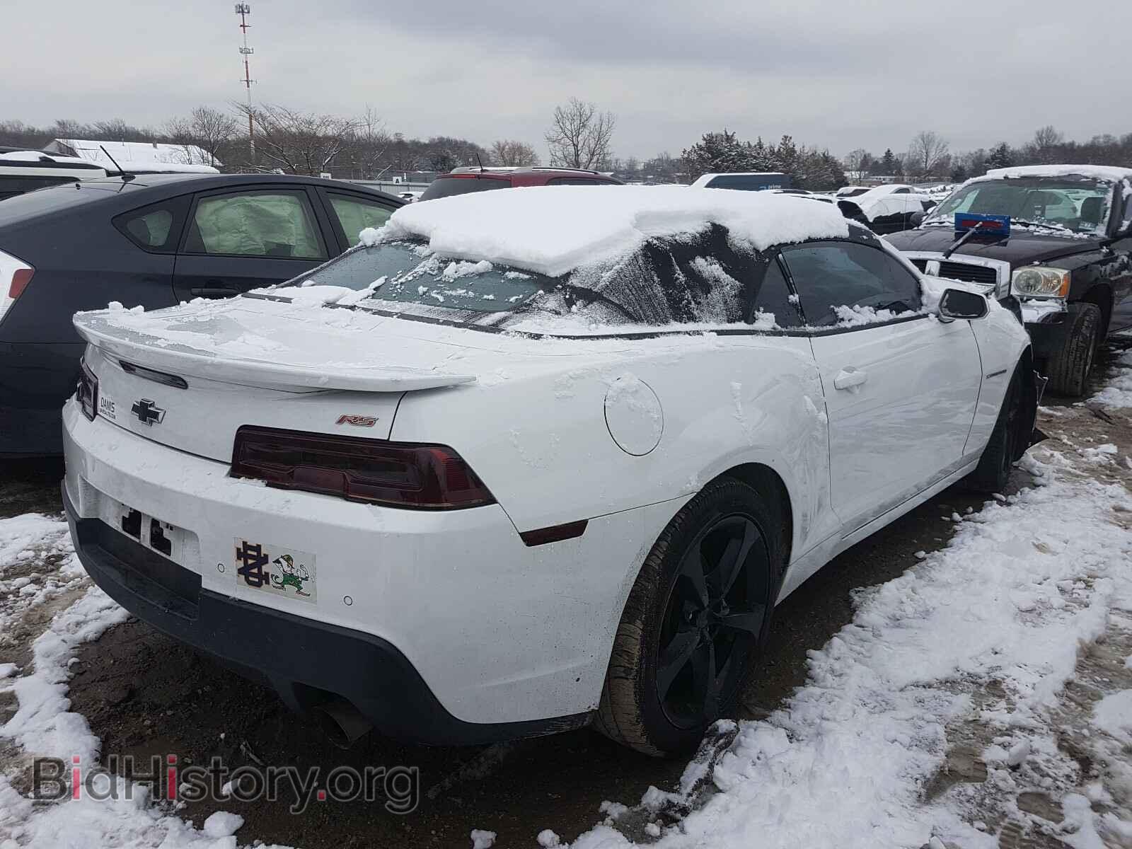 2014 CHEVROLET CAMARO - VIN: 2G1FB3D37E9227444 - Фото 4