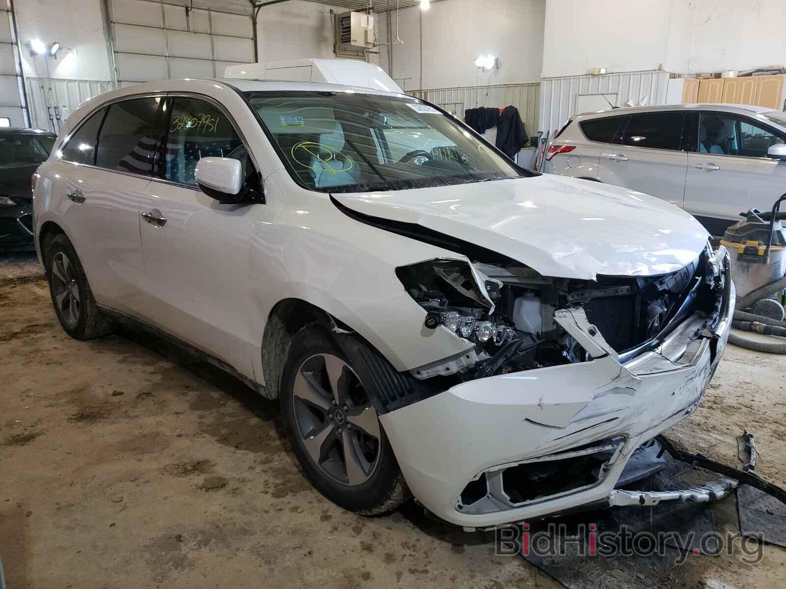 Photo 5FRYD4H25GB059401 - ACURA MDX 2016