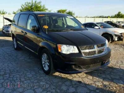 2014 Dodge CARAVAN Grand Cara, черный — VIN 2C4RDGCGXER323448, Copart
