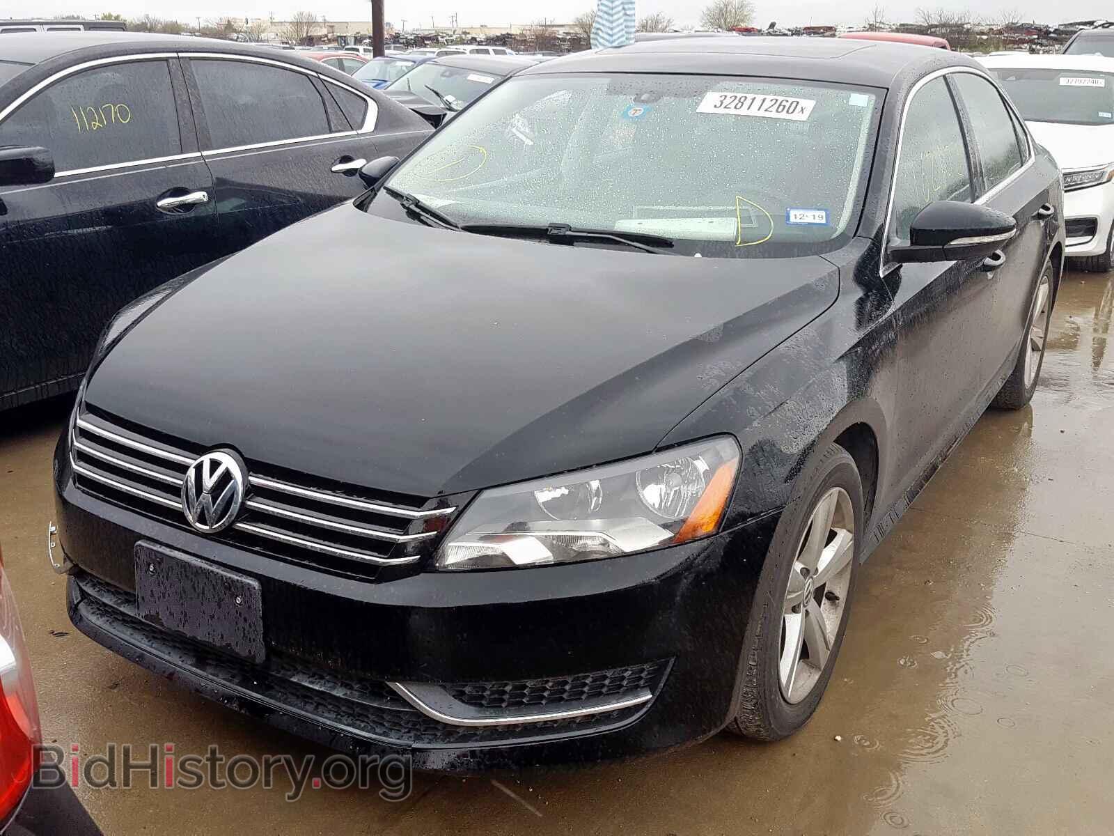 2012 VOLKSWAGEN PASSAT - VIN: 1VWBP7A35CC016068 - Фото 2