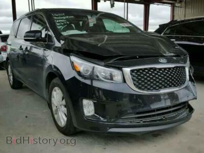 2015 Kia SEDONA Sedona EX/, black — VIN KNDMC5C19F6024331, Copart