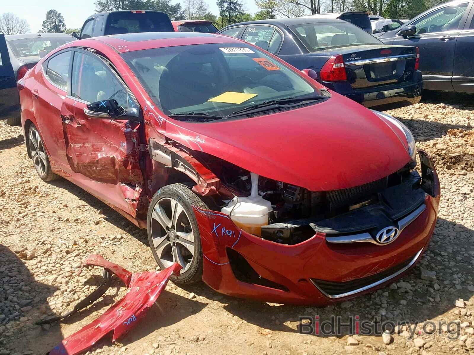 Photo KMHDH4AH9GU521819 - HYUNDAI ELANTRA 2016