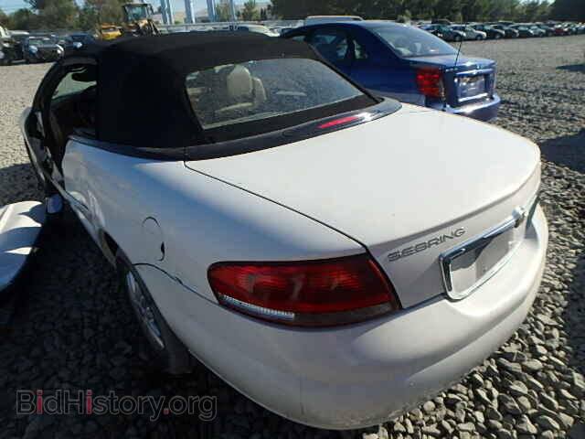 2003 CHRYSLER SEBRING - VIN: 1C3EL55T03N608495 - Фото 3