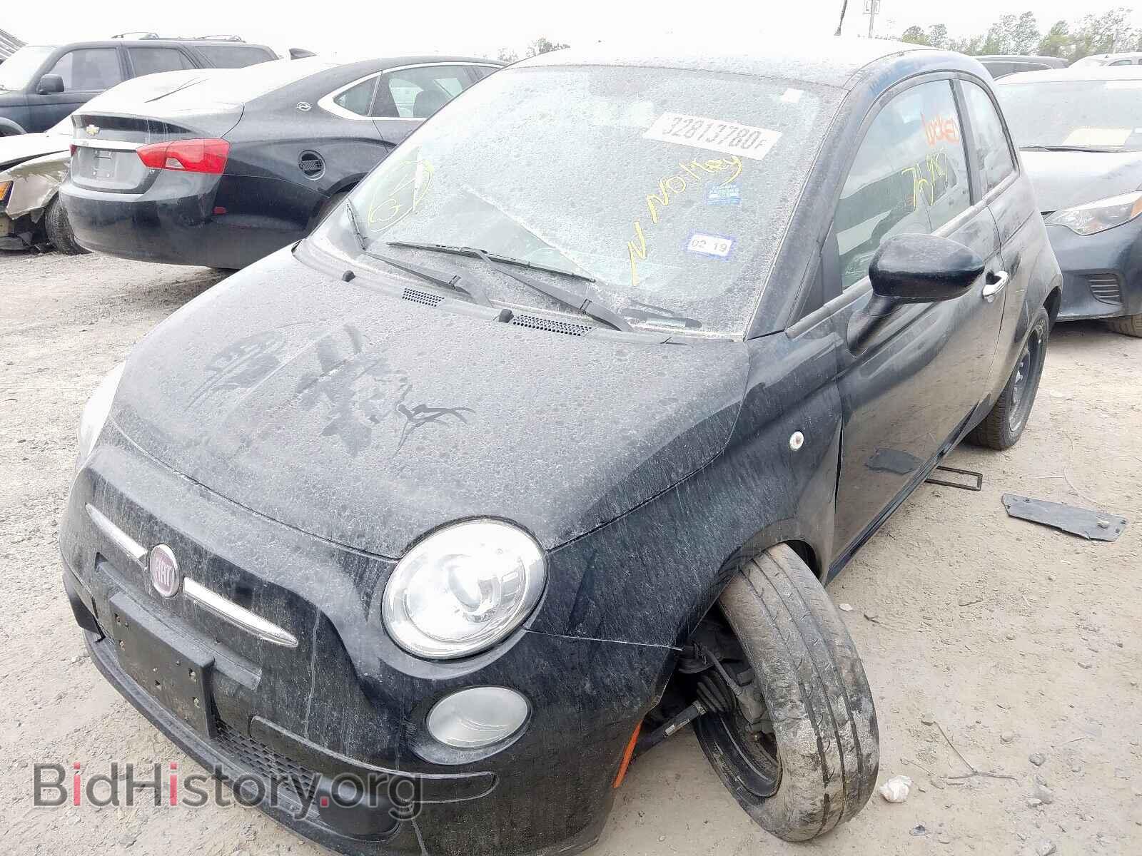 2012 FIAT 500 - VIN: 3C3CFFAR9CT336107 - Фото 2
