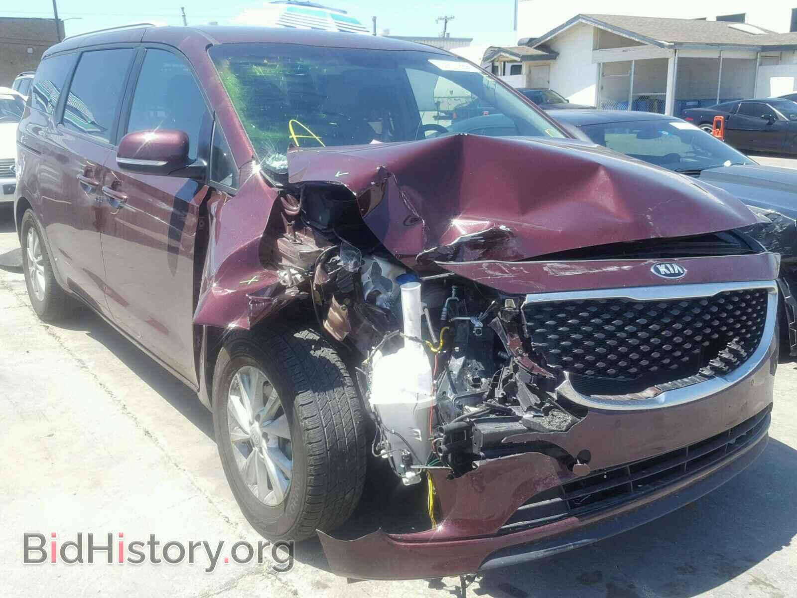 Фотография KNDMB5C12H6250104 - KIA SEDONA 2017