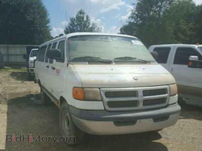 2002 Dodge RAM VAN RAM Wagon, белый — VIN 2B5WB35Z62K136995, Copart