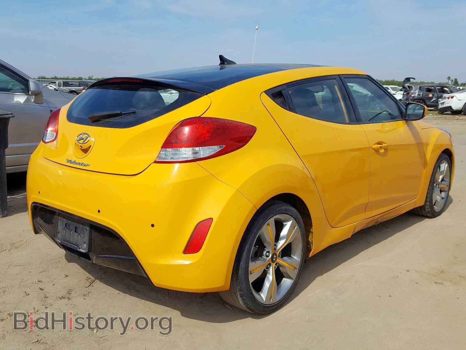 2012 HYUNDAI VELOSTER - VIN: KMHTC6AD9CU061073 - Фото 4
