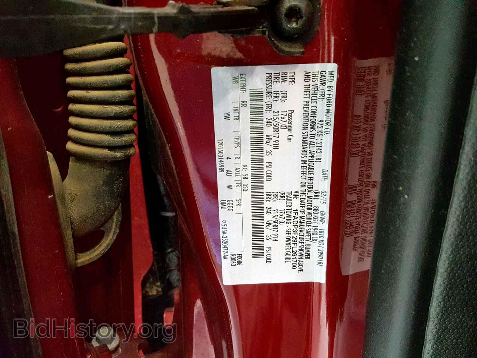2015 FORD FOCUS SE - VIN: 1FADP3F29FL261700 - Фото 10