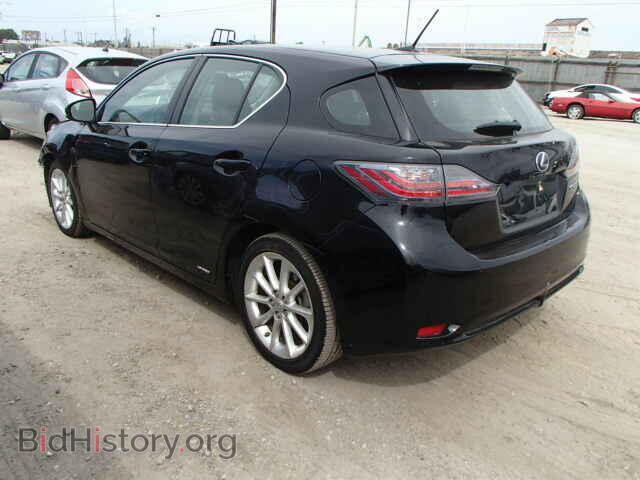 2011 LEXUS CT 200 - VIN: JTHKD5BH8B2044251 - Фото 3