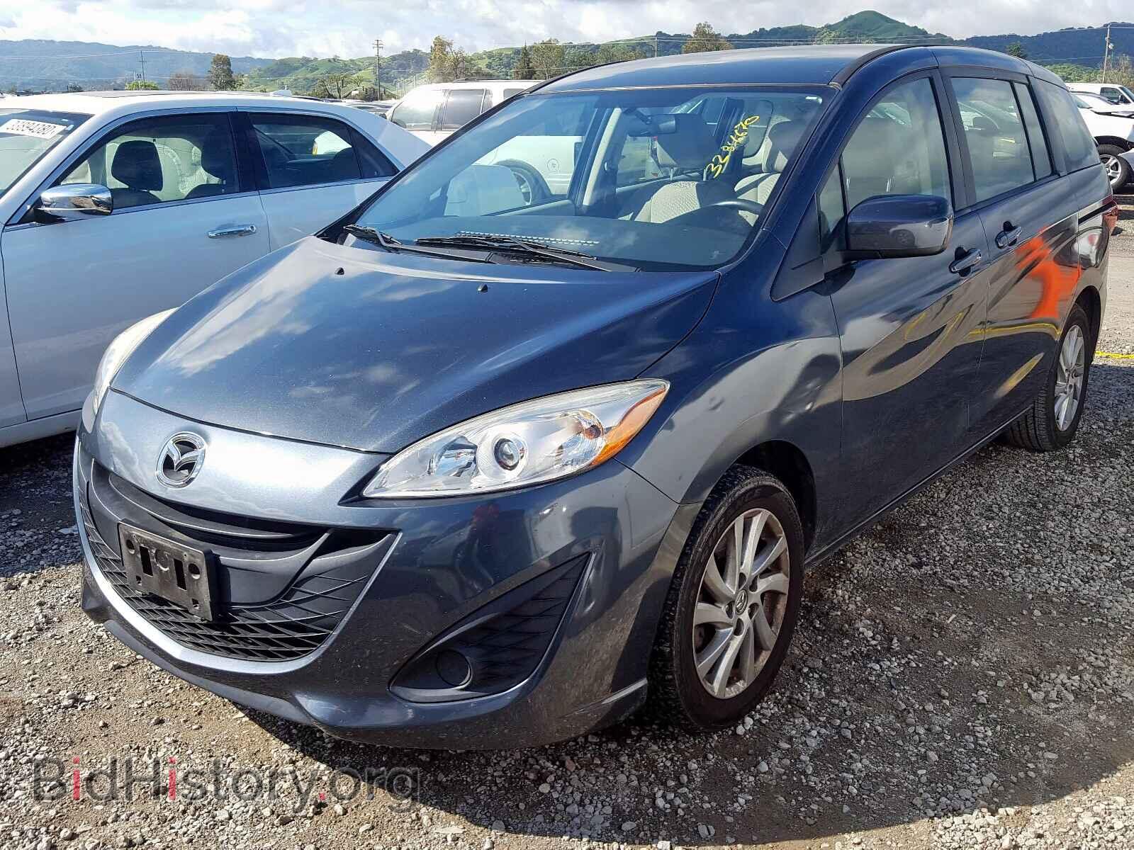 2012 MAZDA 5 - VIN: JM1CW2BL1C0117606 - Фото 2