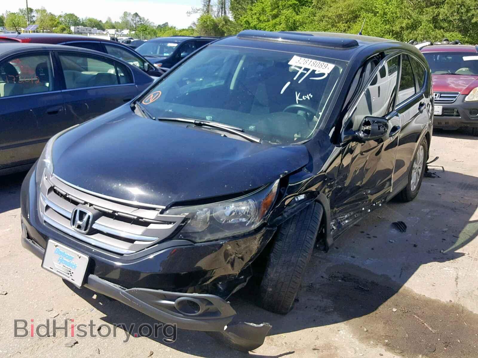 2013 HONDA CR-V EX - VIN: 2HKRM4H56DH629564 - Фото 2