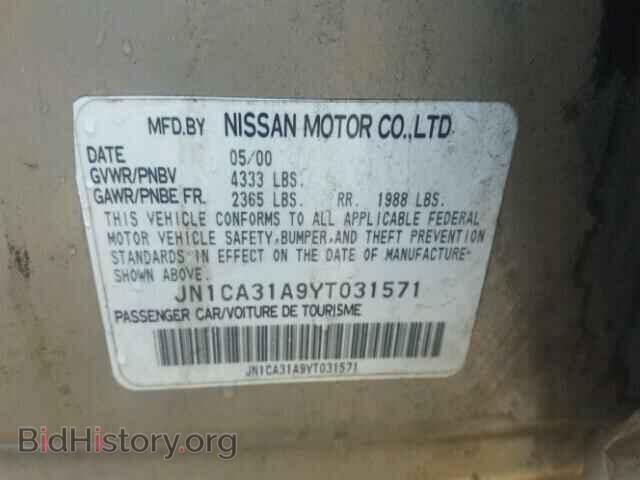 2000 NISSAN MAXIMA - VIN: JN1CA31A9YT031571 - Фото 10