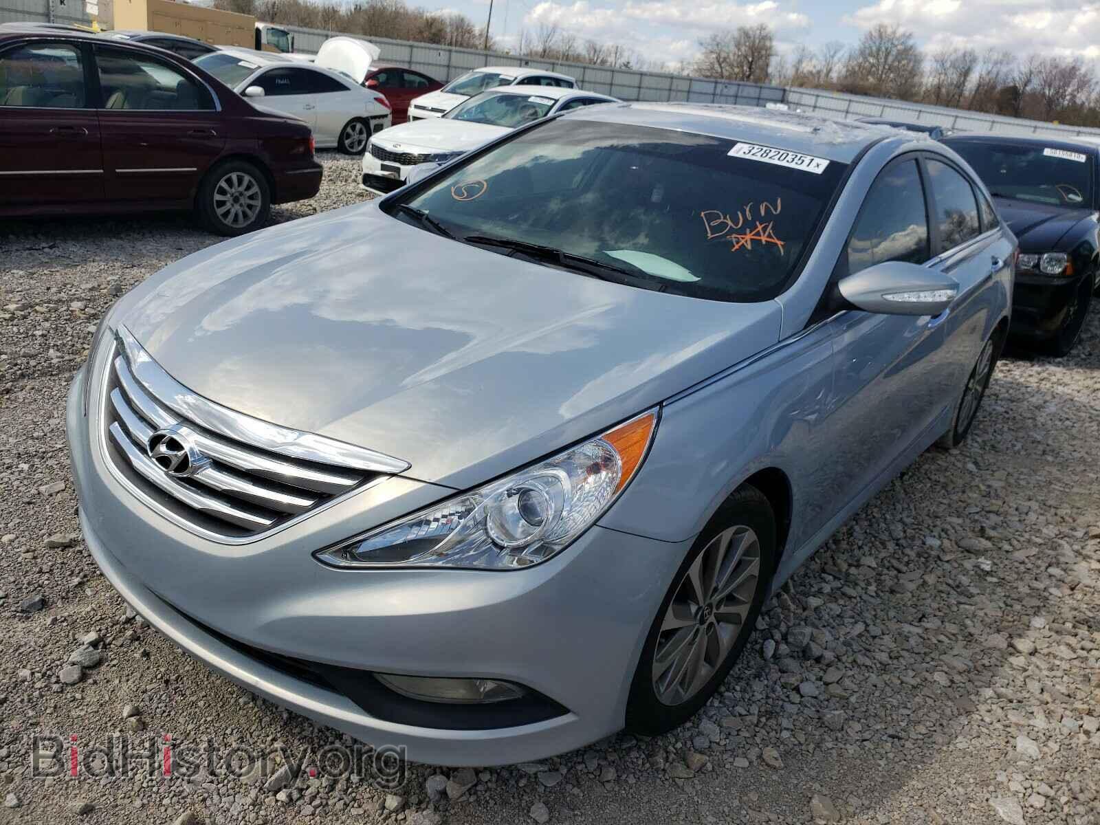 2014 HYUNDAI SONATA - VIN: 5NPEC4AB4EH925668 - Фото 2