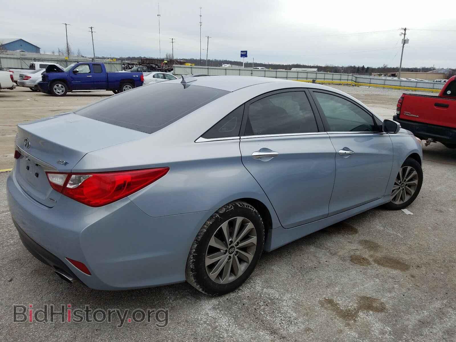 2014 HYUNDAI SONATA - VIN: 5NPEC4AB4EH925668 - Фото 4