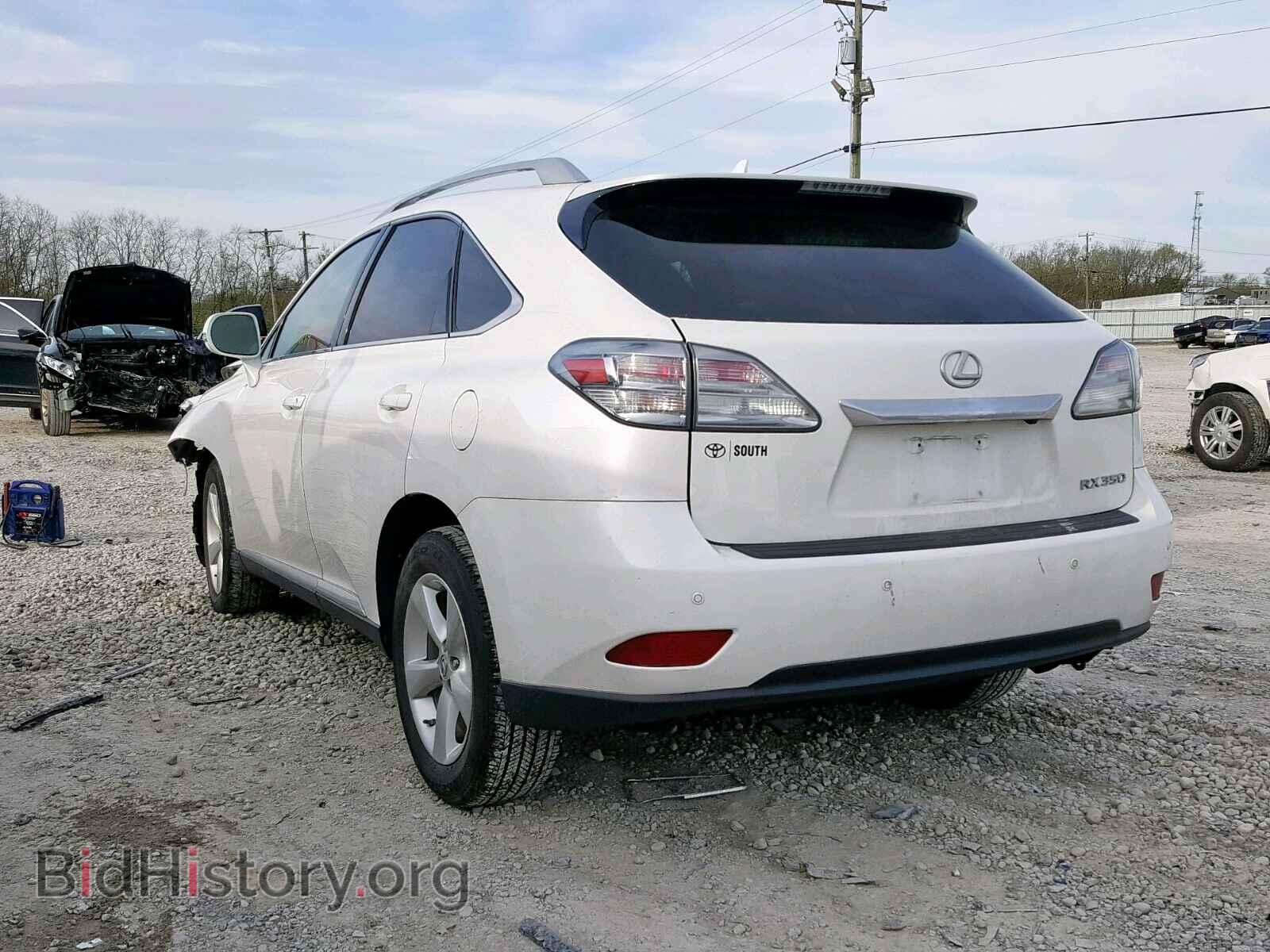 2011 LEXUS RX 350 - VIN: 2T2BK1BA1BC107903 - Фото 3