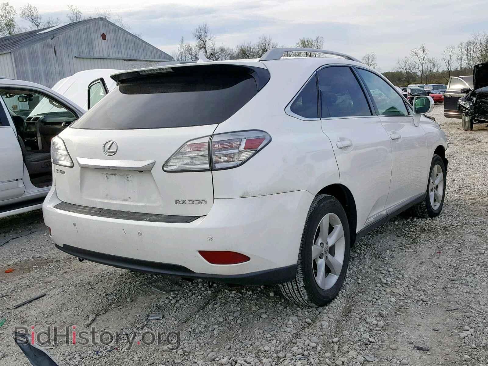 2011 LEXUS RX 350 - VIN: 2T2BK1BA1BC107903 - Фото 4