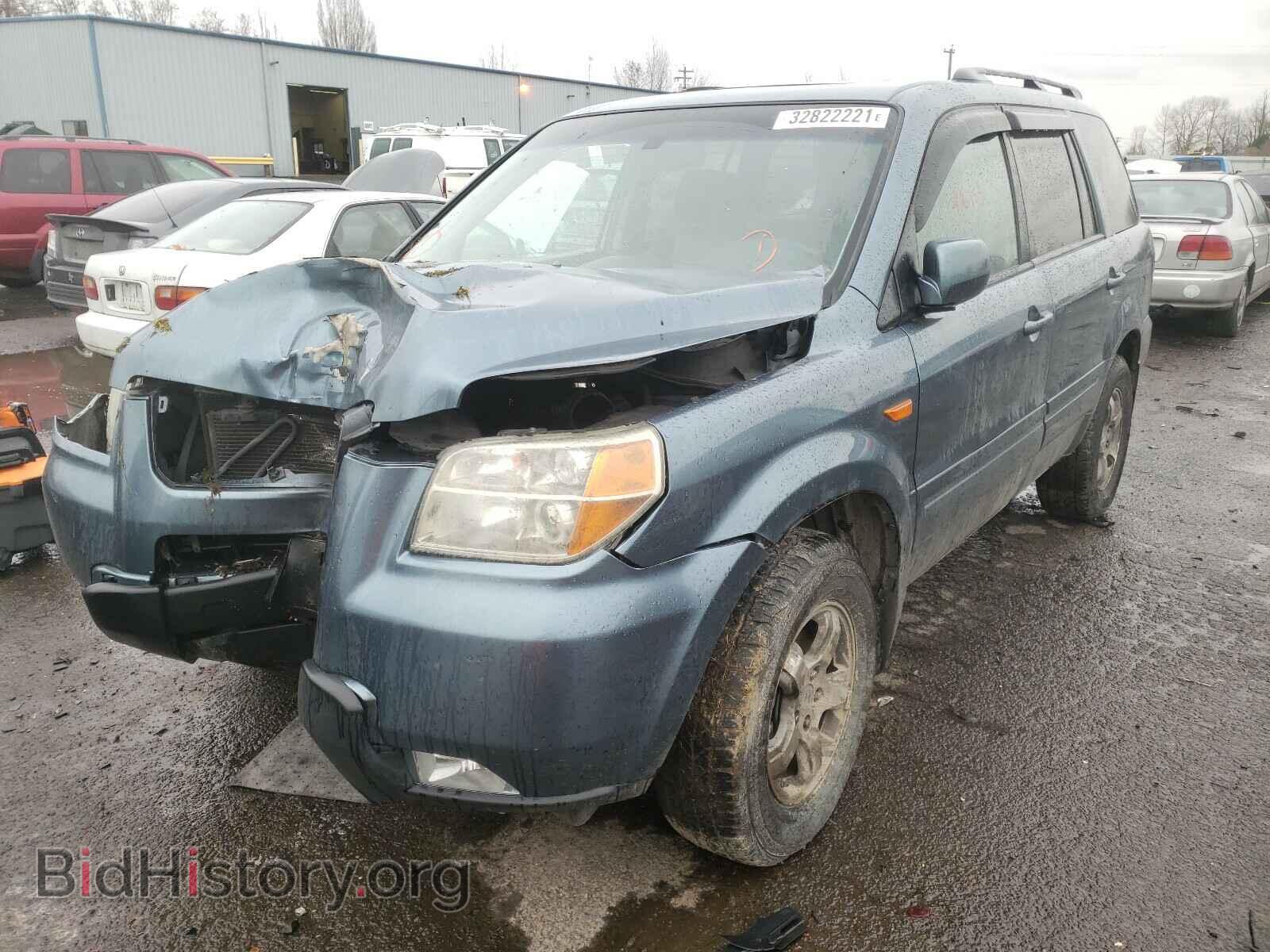 2006 HONDA PILOT - VIN: 2HKYF18516H511901 - Фото 2