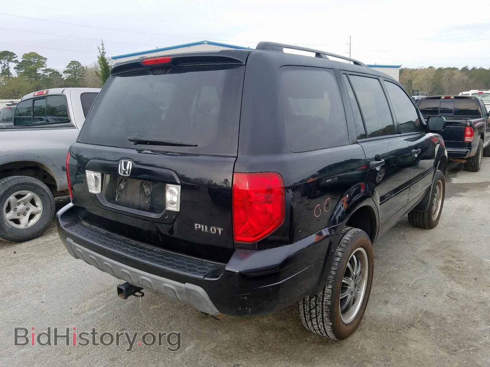 2005 HONDA PILOT - VIN: 2HKYF18755H549292 - Фото 4