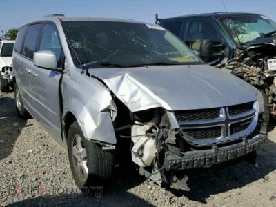 2011 Dodge CARAVAN Grand Cara, silver — VIN 2D4RN5DG4BR661393, Copart