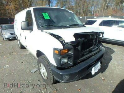 2008 Ford ECONOLINE, белый — VIN 1FTNE14W68DA36615, Copart