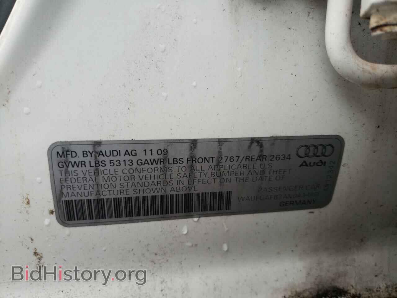 2010 AUDI A6 - VIN: WAUFGAFB2AN043440 - Фото 10