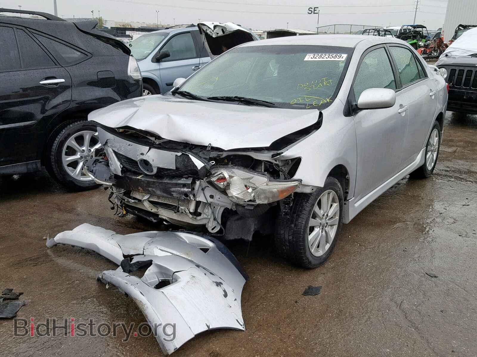 2010 TOYOTA COROLLA BA - VIN: 2T1BU4EEXAC486025 - Фото 2