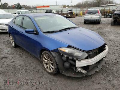 2013 Dodge DART Dart SXT, синий — VIN 1C3CDFBA9DD338123, Copart