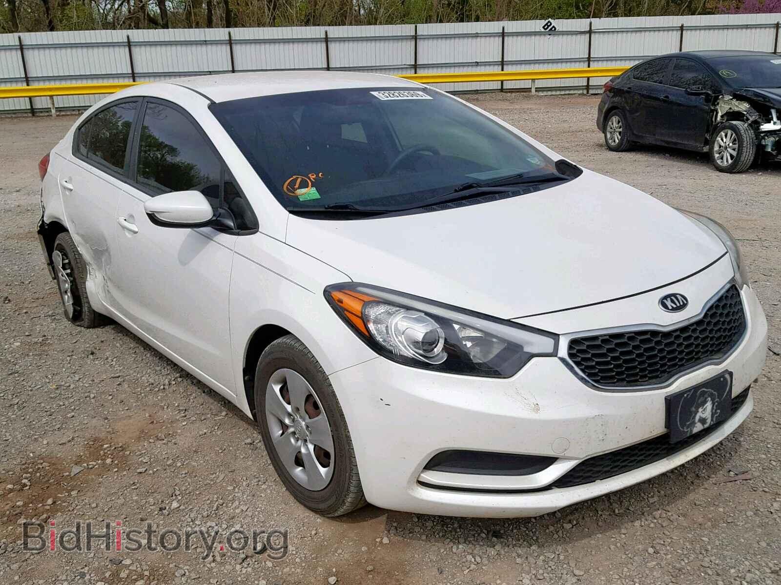Photo KNAFK4A69E5059005 - KIA FORTE LX 2014