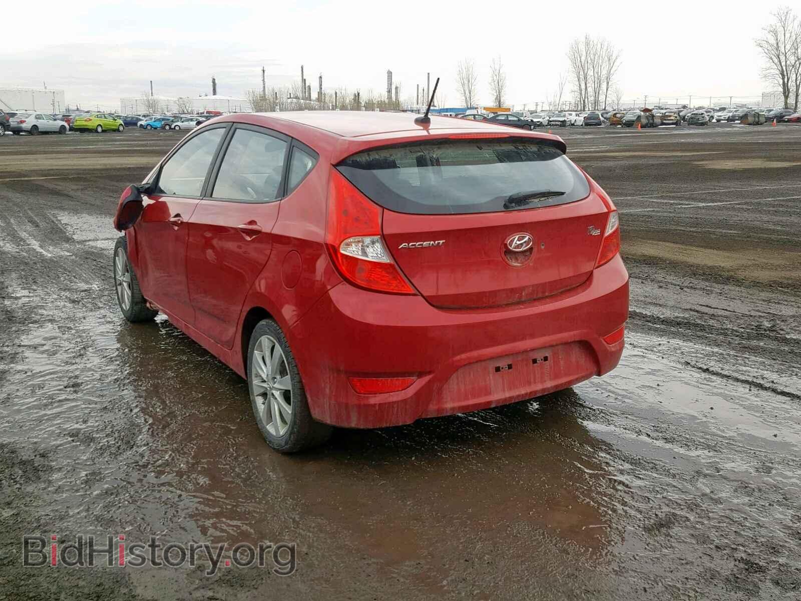 2014 HYUNDAI ACCENT - VIN: KMHCU5AE2EU151491 - Фото 3