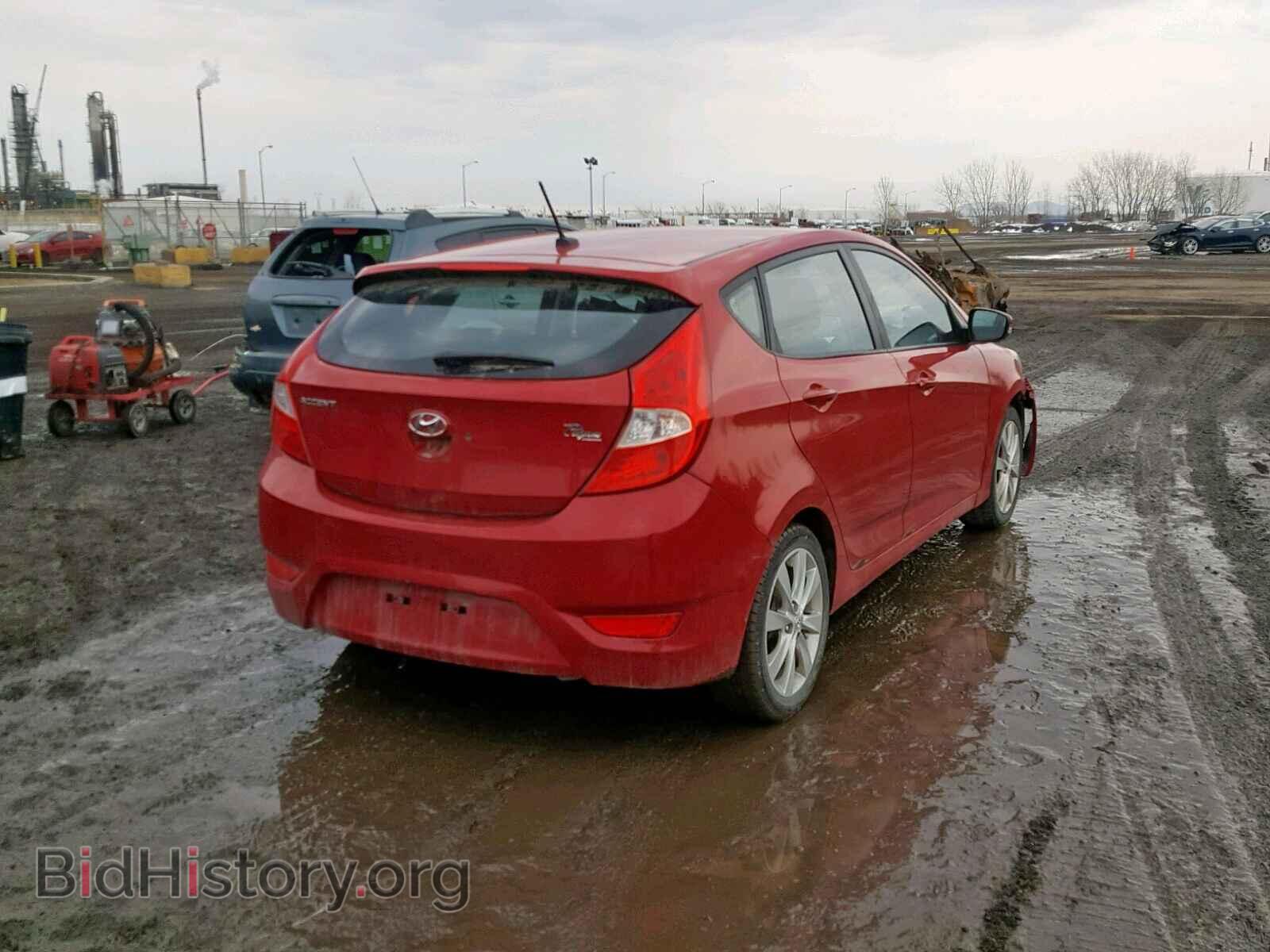 2014 HYUNDAI ACCENT - VIN: KMHCU5AE2EU151491 - Фото 4
