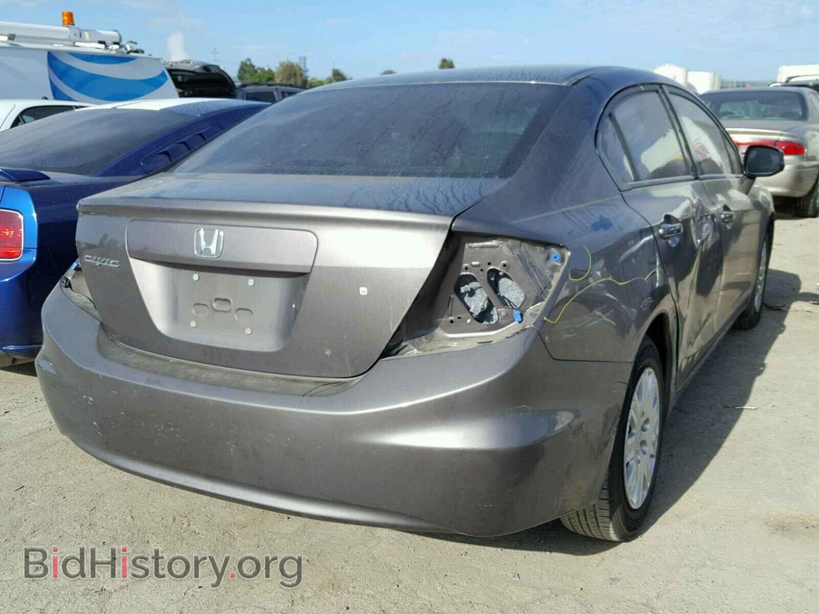 2012 HONDA CIVIC - VIN: 19XFB2F85CE303705 - Фото 4