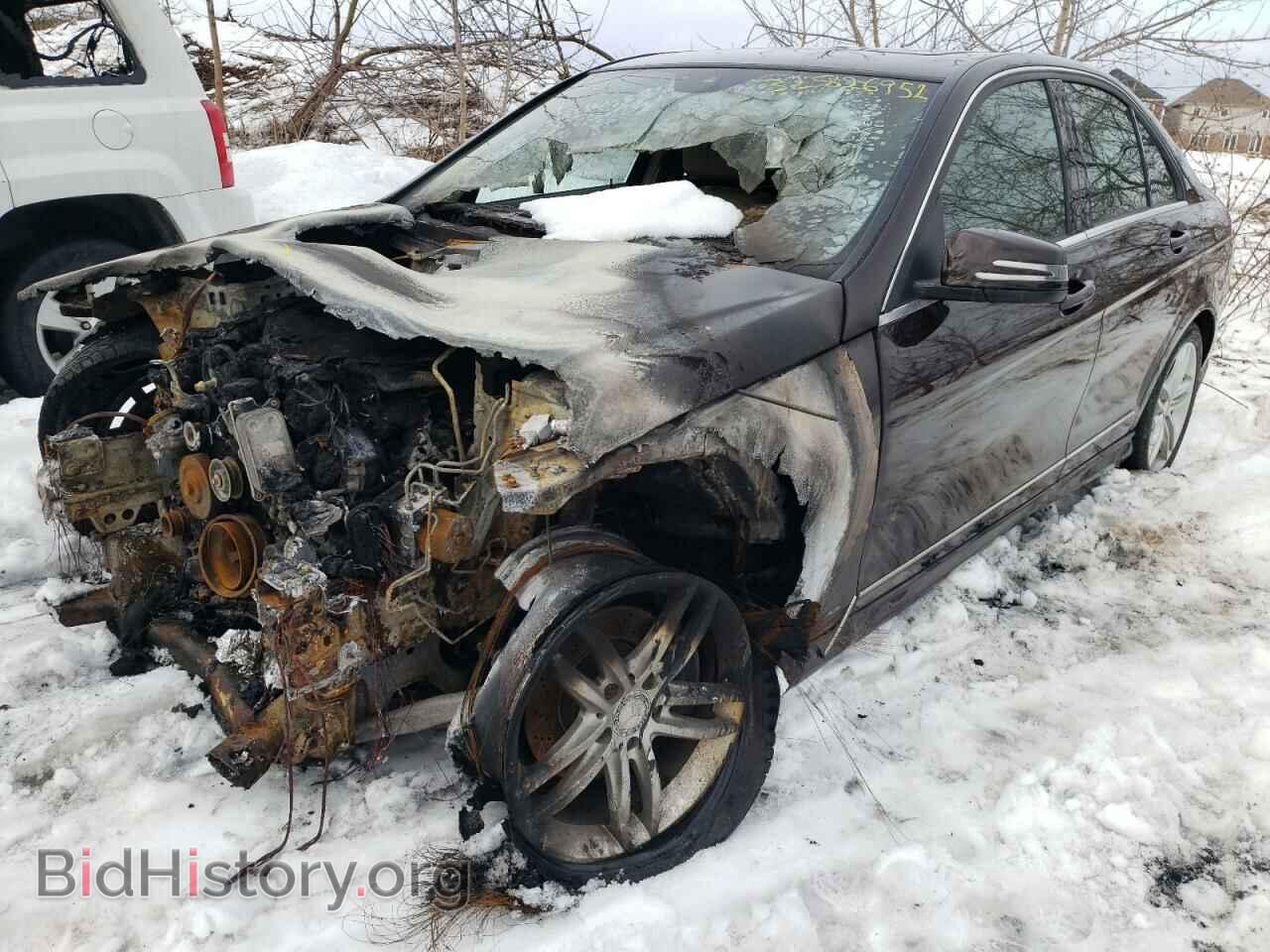 2012 MERCEDES-BENZ C-CLASS - VIN: WDDGF8FBXCA649457 - Фото 2