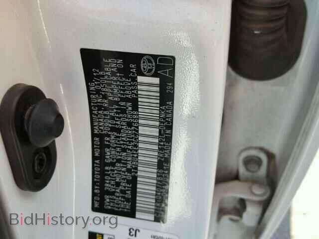 2012 TOYOTA COROLLA - VIN: 2T1BU4EE3CC776688 - Фото 10