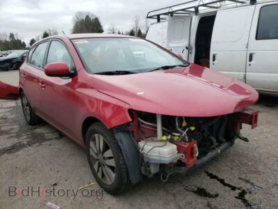 2013 Kia FORTE Forte EX, red — VIN KNAFU5A28D5743958, Copart