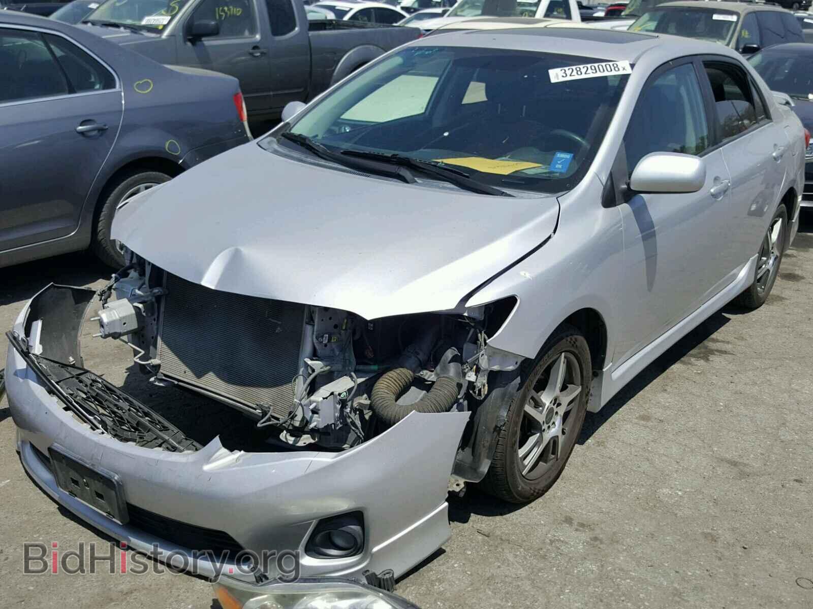 2011 TOYOTA COROLLA BA - VIN: 2T1BU4EE5BC652467 - Фото 2