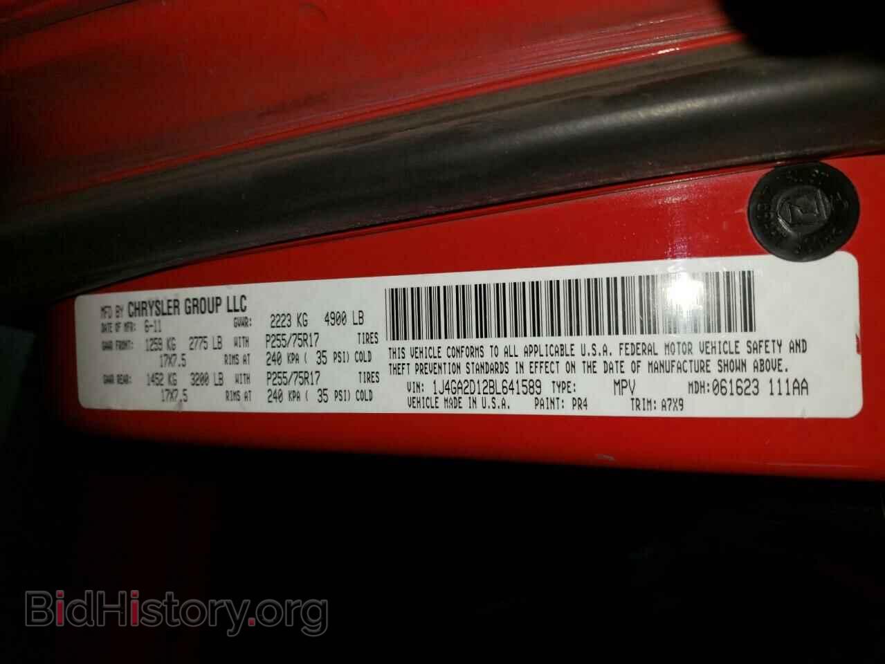 2011 JEEP WRANGLER - VIN: 1J4GA2D12BL641589 - Фото 10