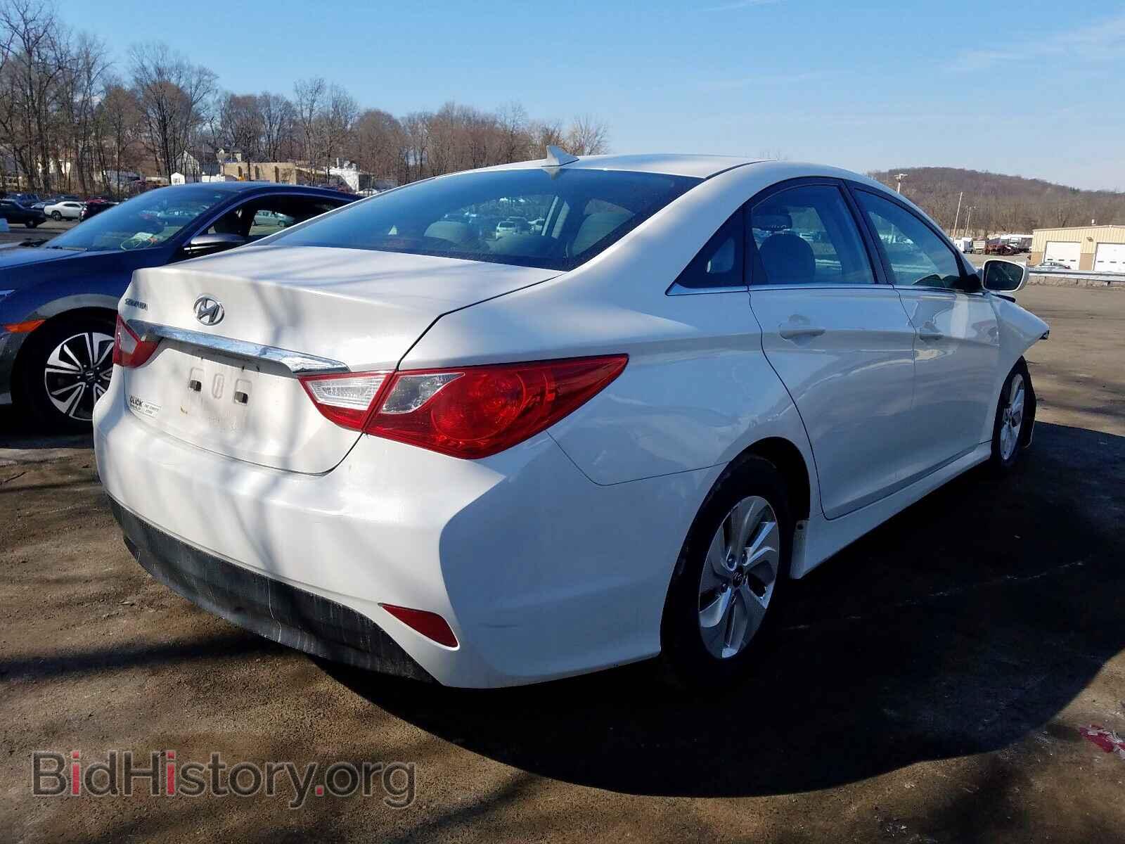 2014 HYUNDAI SONATA - VIN: 5NPEB4AC5EH814378 - Фото 4