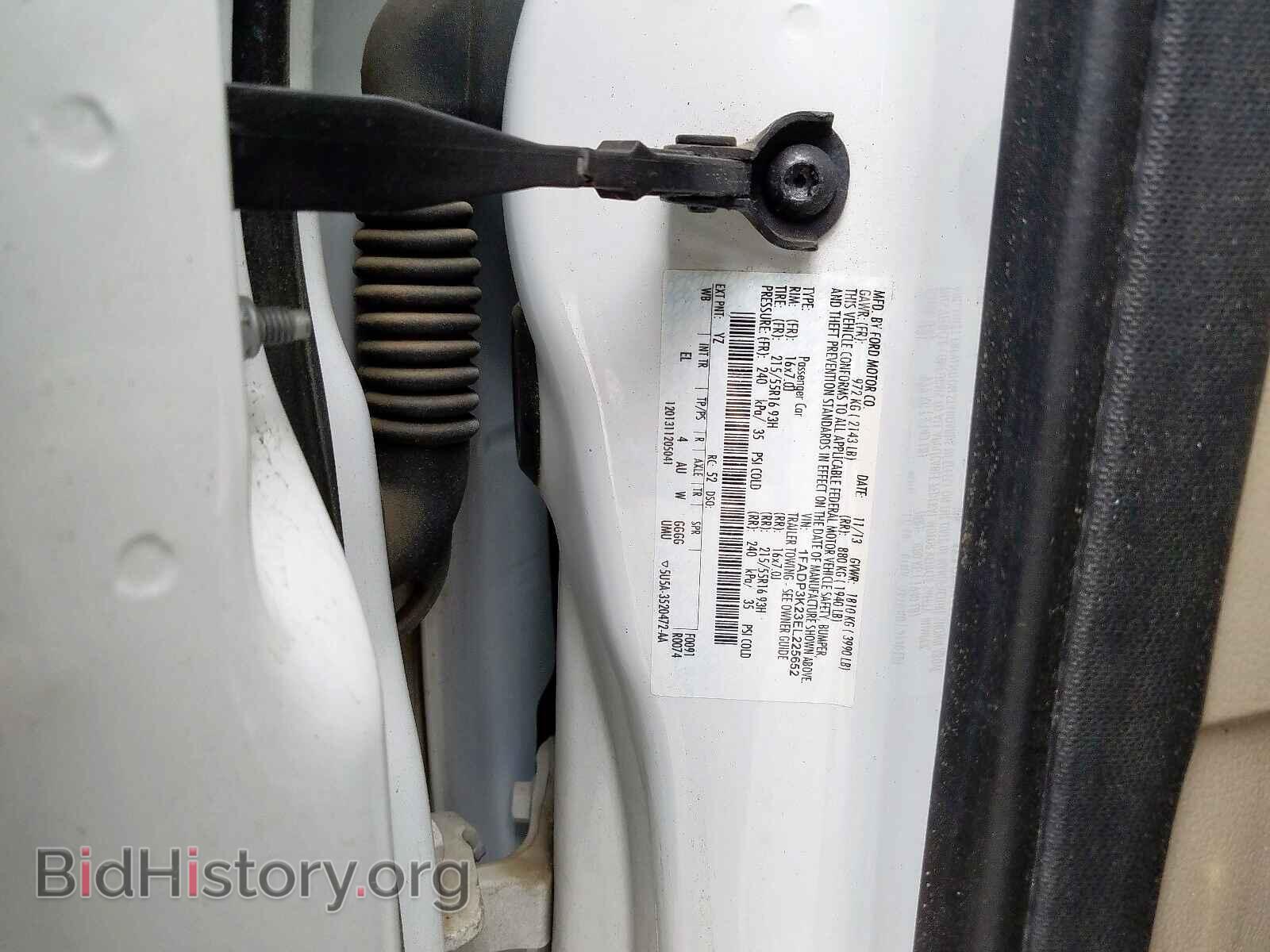 2014 FORD FOCUS - VIN: 1FADP3K23EL225652 - Фото 10