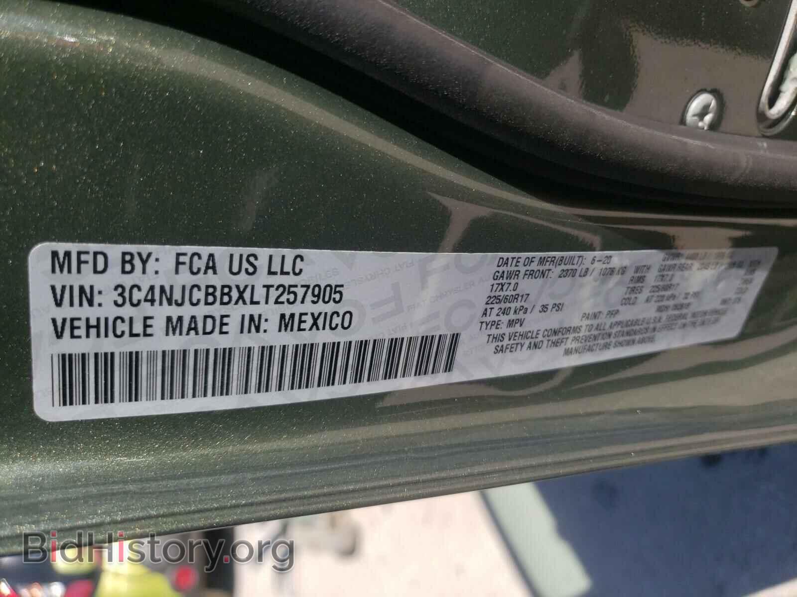 2020 JEEP COMPASS - VIN: 3C4NJCBBXLT257905 - Photo 10
