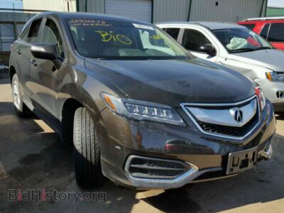 2016 Acura RDX TECHNO, black — VIN 5J8TB4H53GL014290, Copart